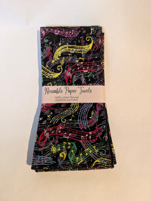 Music Reusable Paper Towels