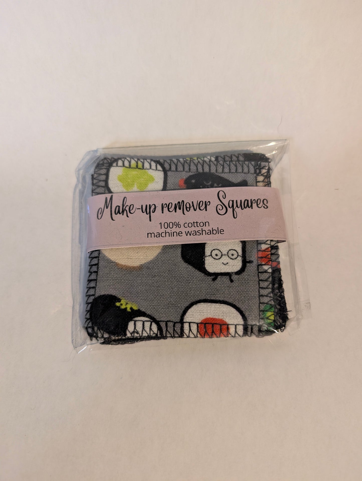 Sushi Reusable Makeup Remover Squares