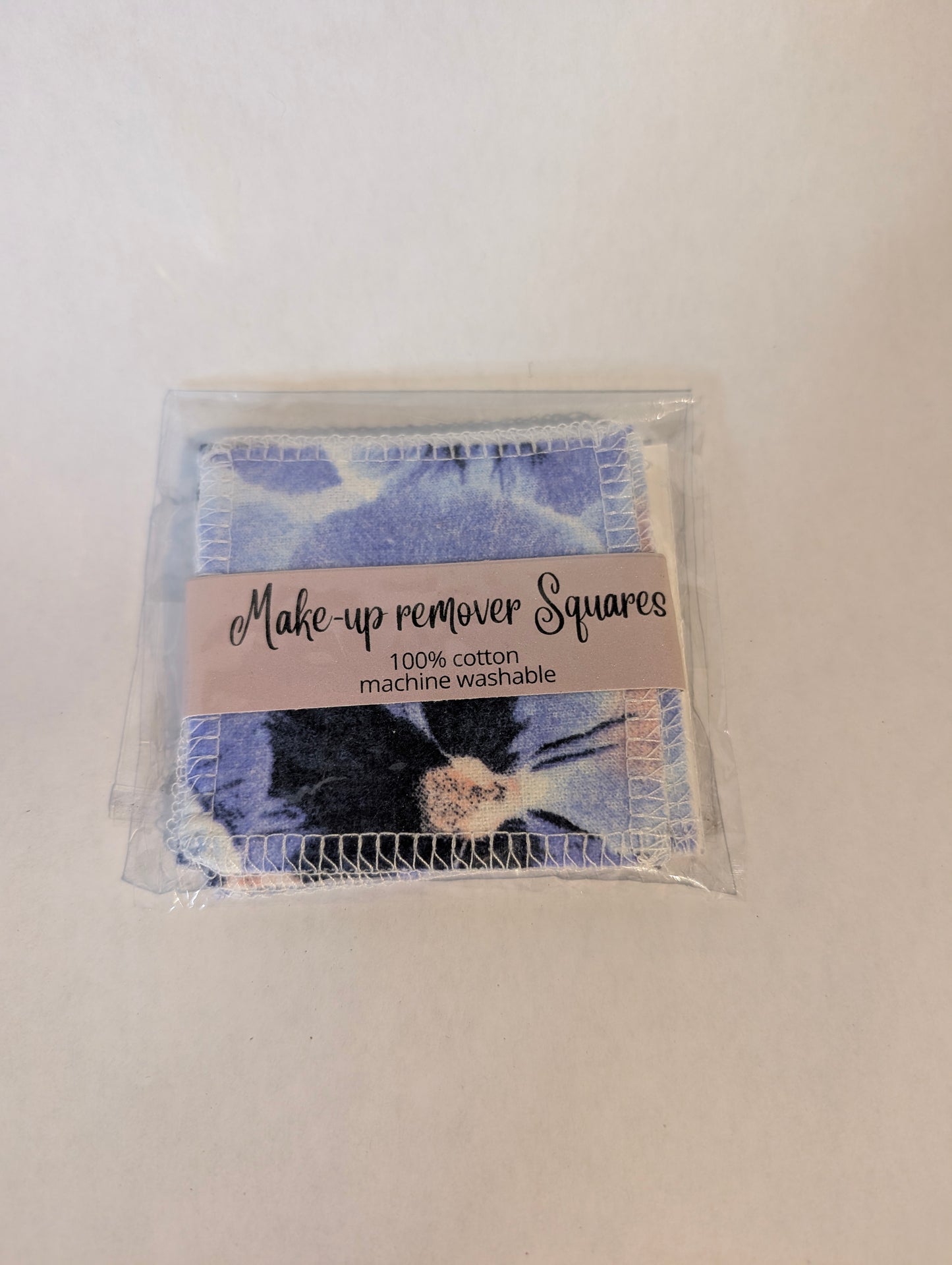 Blue Flower Makeup Remover Squares