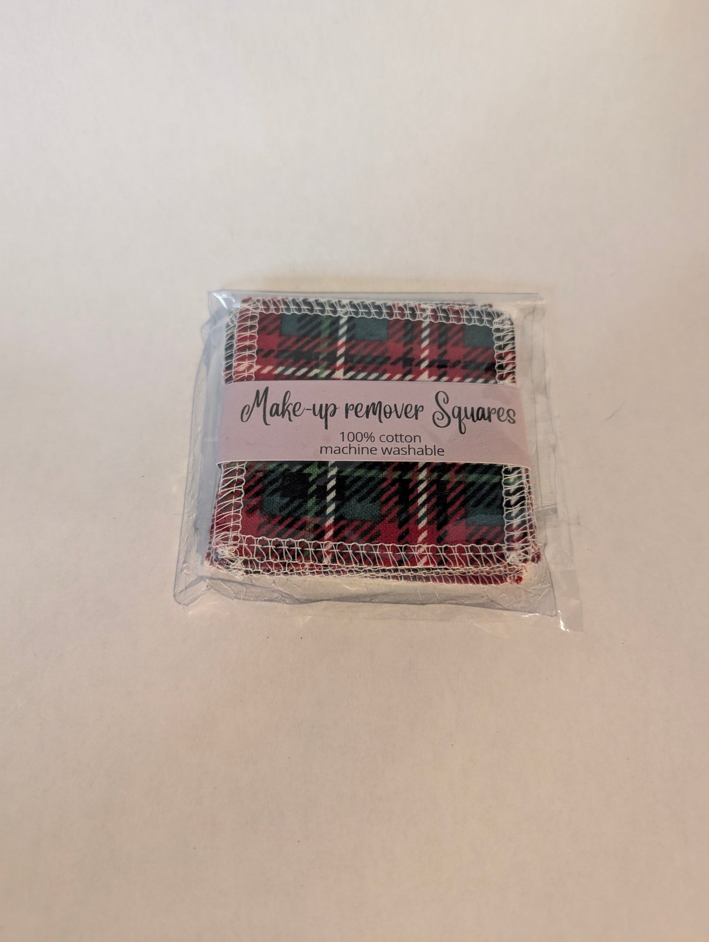 Red and Green Plaid Remover Squares