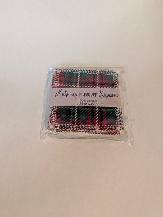 Red and Green Plaid Remover Squares