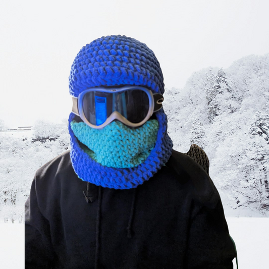 Crochet Ski/Snowboard Balaclava Helmet Cover